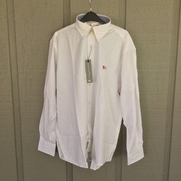 Pennington Bailes Shirt Button Front Long Sleeve Men Color White  Size XL - Picture 1 of 11